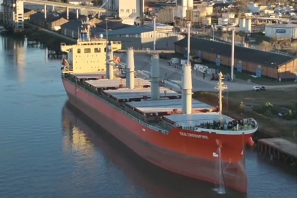 Concretan la primera exportación de soja no modificada genéticamente desde Puerto de Concepción del Uruguay
