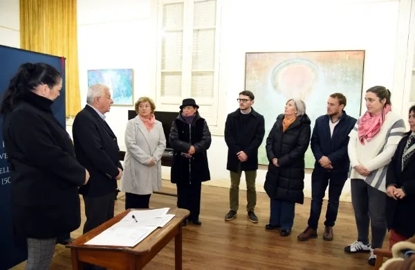 Concepción del Uruguay renovó el convenio con la Biblioteca Popular para fortalecer el Museo de Bellas Artes