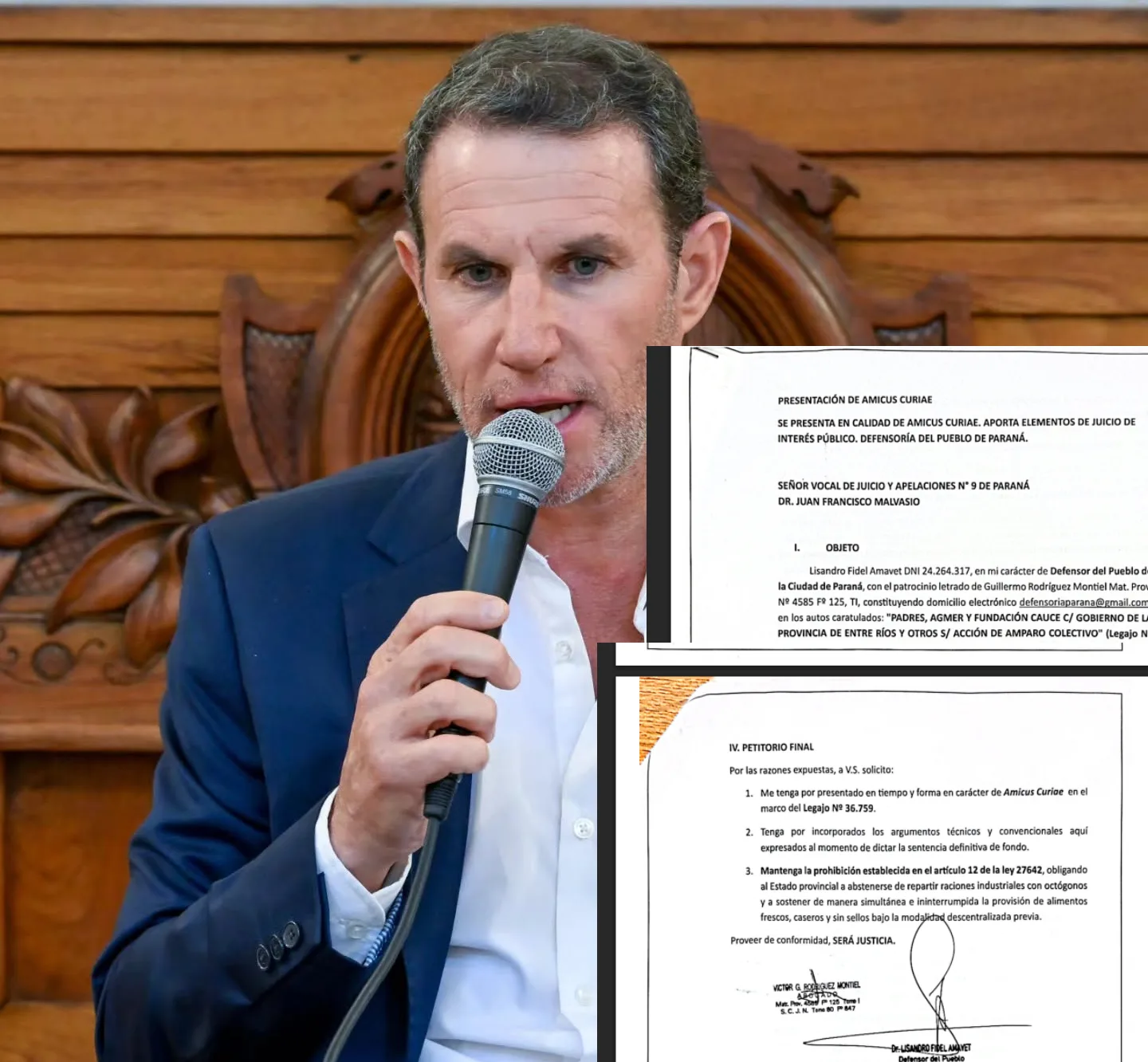 La Defensoría del Pueblo se suma al amparo colectivo por el sistema de comedores escolares