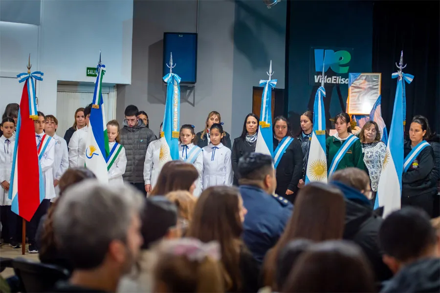 Villa Elisa conmemoró el aniversario del fallecimiento del General San Martín