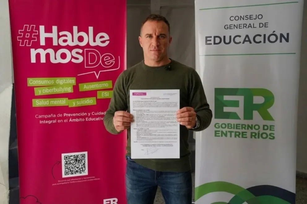 Mariano Werner se sumó al Compromiso por una Crianza Digital Saludable