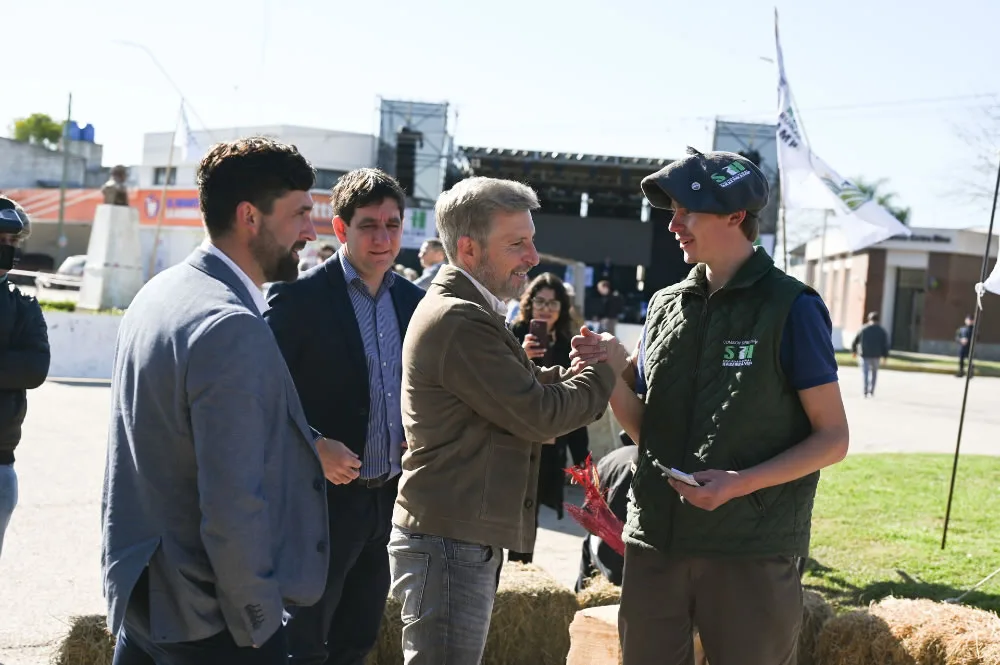Frigerio reafirmó su compromiso con el campo durante la Expo Rural de Hasenkamp