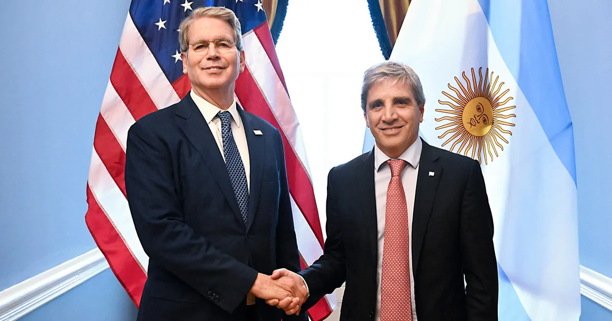 Scott Bessent elogió el plan económico argentino antes de su encuentro con Caputo