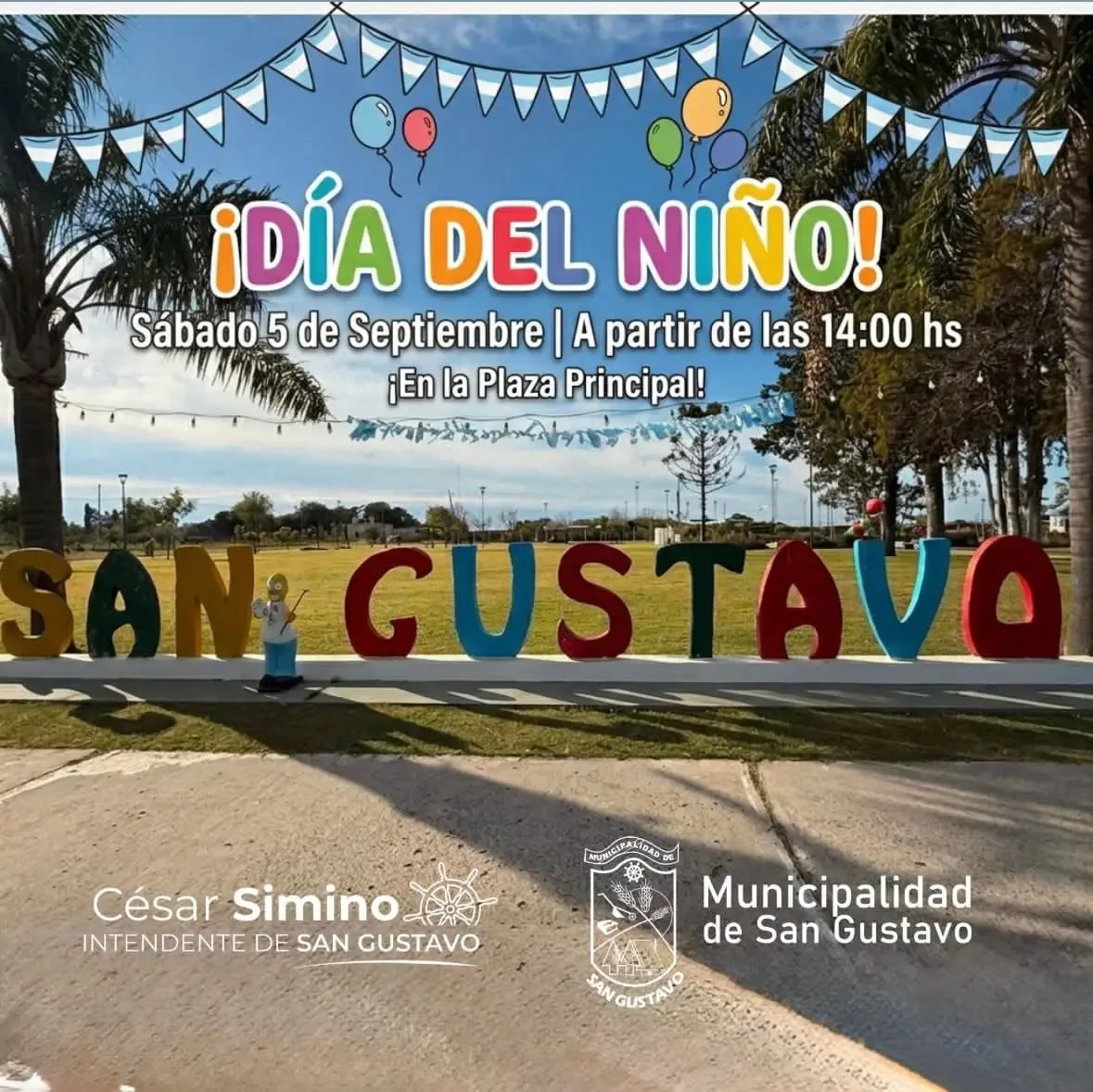 San Gustavo celebra el Día del Niño con una jornada recreativa