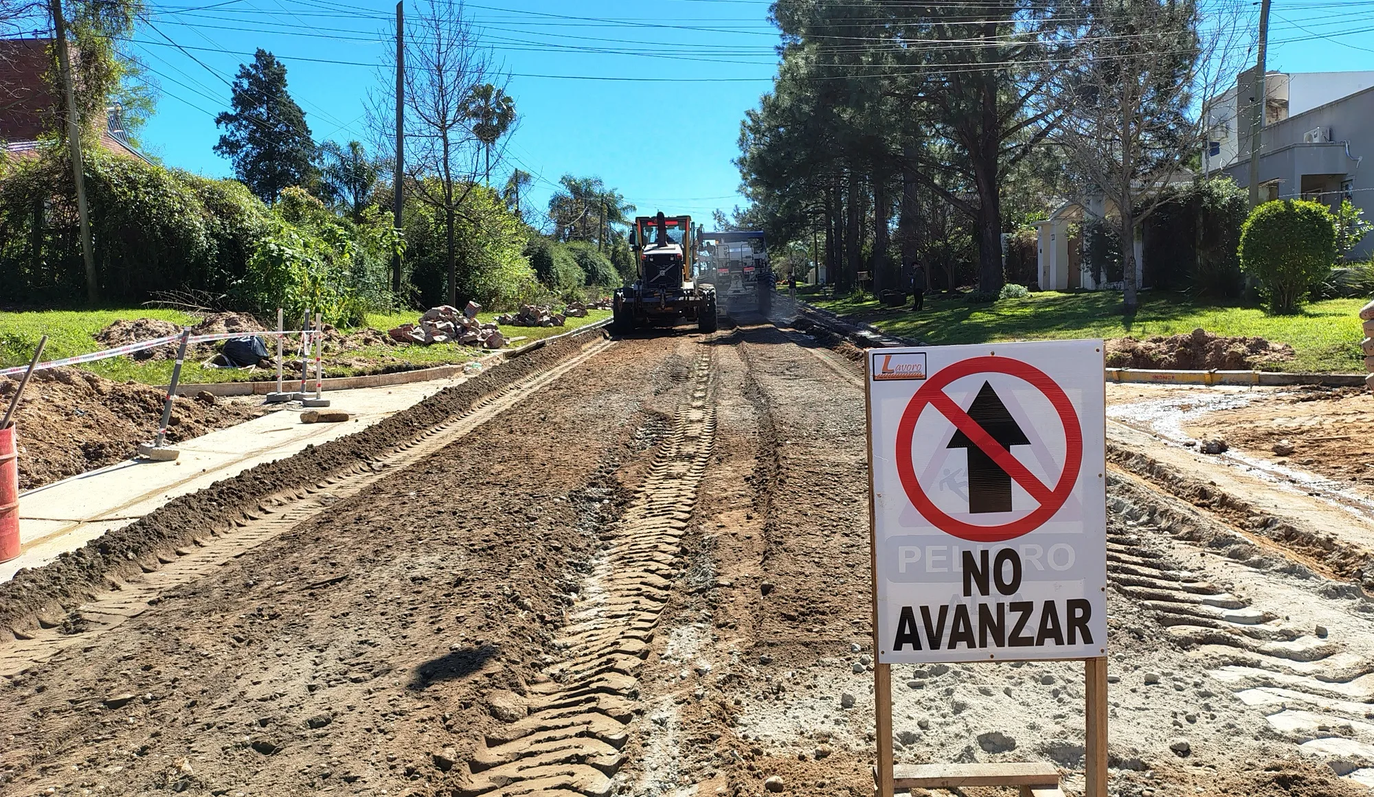 Avanzan las obras de infraestructura y pavimentación en la zona noreste de Concordia