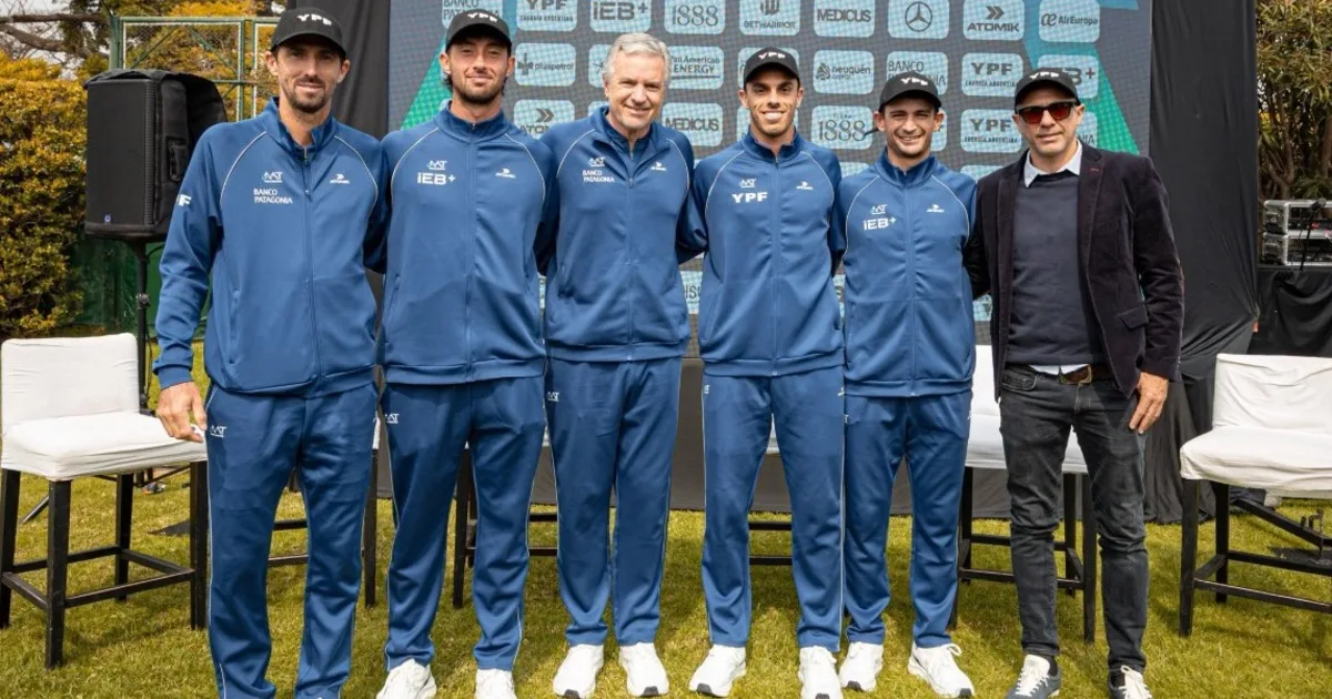 Argentina se prepara para la serie de Copa Davis ante Turquía en Neuquén
