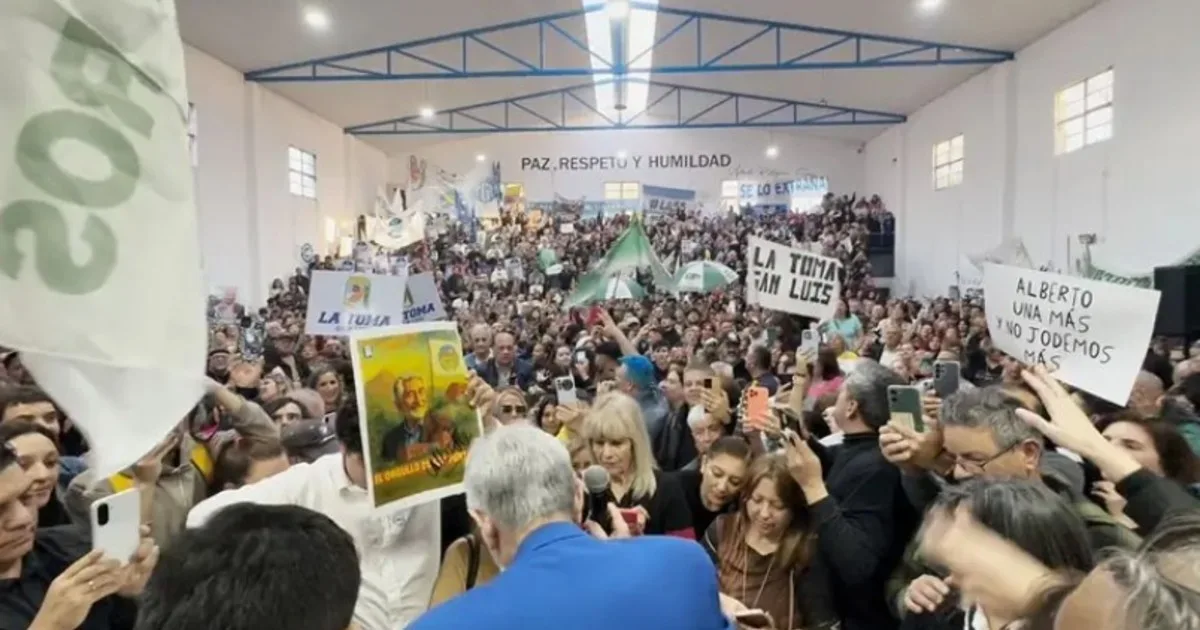 Alberto Rodríguez Saá recorre la provincia en medio de un operativo clamor para 2027