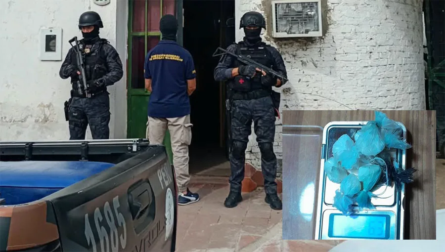 Operativo contra el narcomenudeo en Nogoyá: dos detenidos y secuestro de drogas