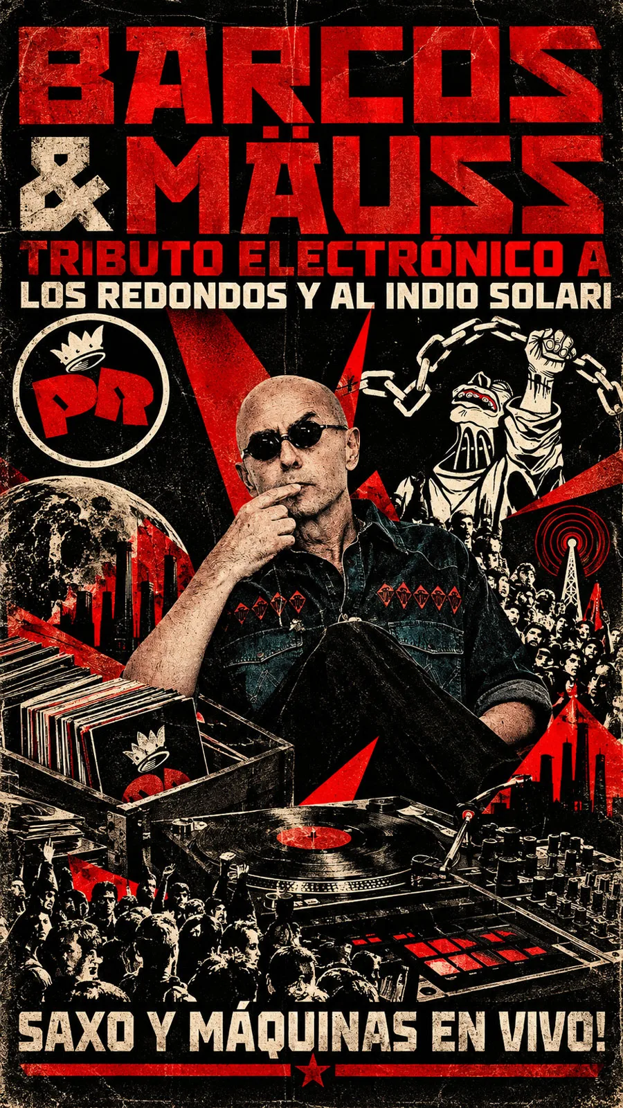 Mäuss y Barcos presentan un show tributo a Los Redondos con base electrónica