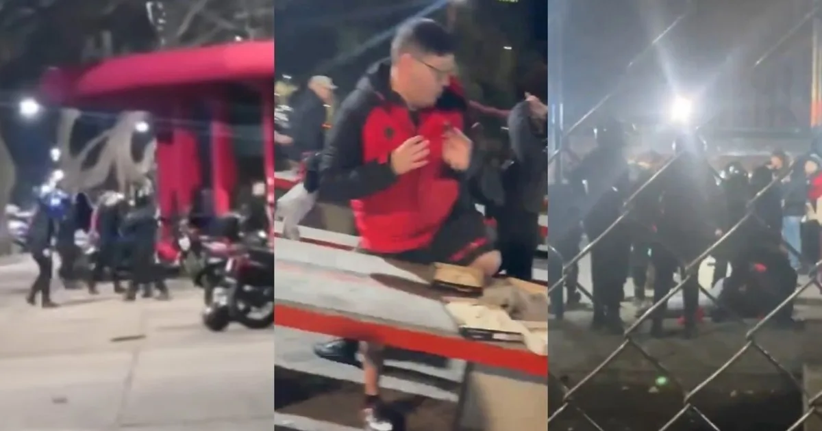Graves incidentes y represión policial en el predio de Newell's tras los festejos de Rosario Central
