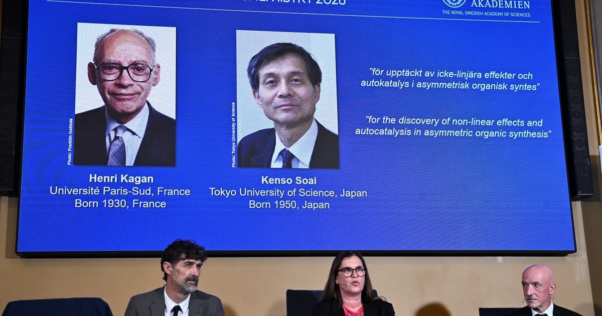 Nobel de Química: distinguen a Henri B. Kagan y Kenso Soai por avances en síntesis orgánica