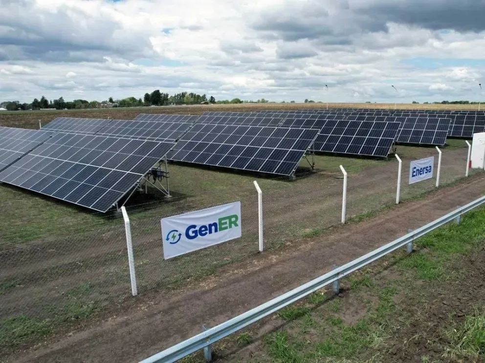 Enersa progresa en la construcción del Parque Solar en Aldea Brasilera