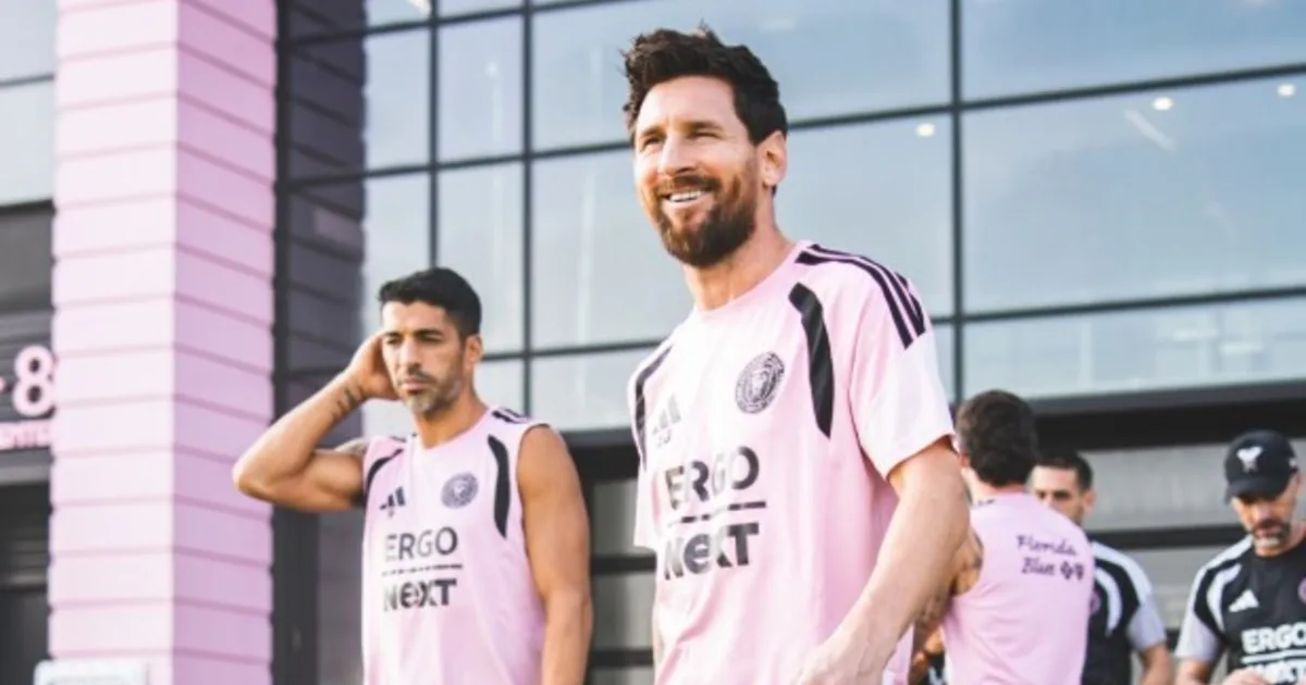 Lionel Messi retomó las prácticas con Inter Miami tras su ciclo en la Selección