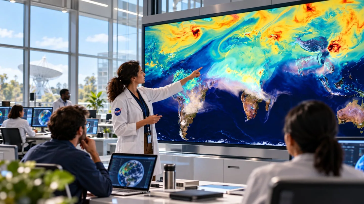 NASA e IBM utilizan inteligencia artificial para monitorear el cambio climático desde el espacio