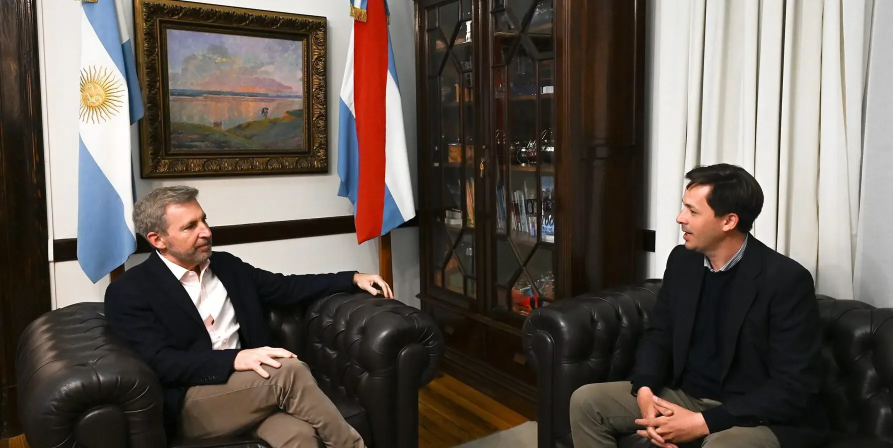 Schneider y Frigerio analizaron obras estratégicas y la concesión de la Ruta 26