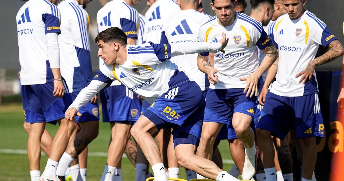 Boca define su formación para enfrentar a Vasco da Gama en la Sudamericana