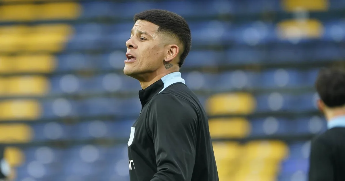 Incertidumbre en Estudiantes por la habilitación de Marcos Rojo para la Copa Libertadores
