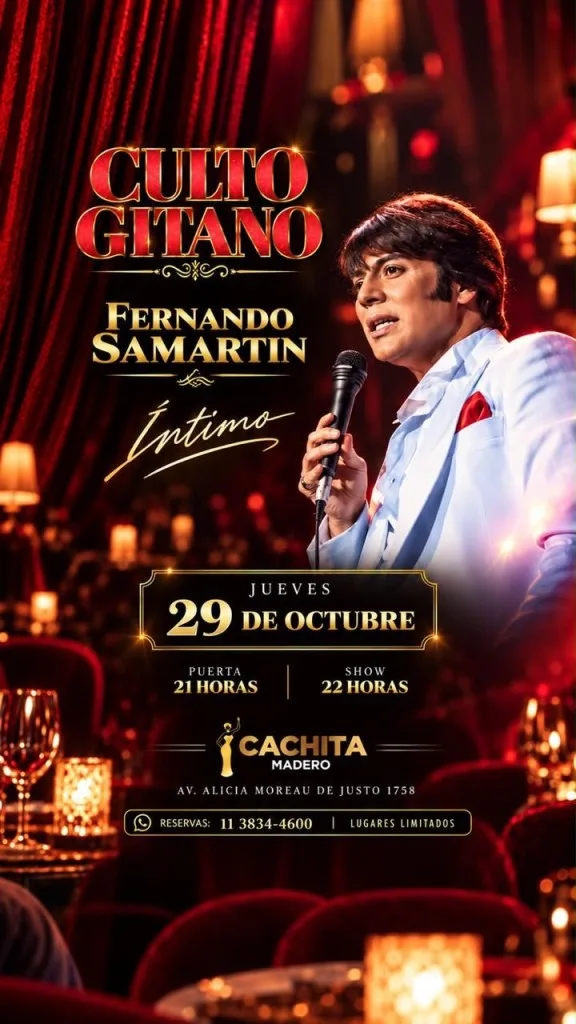 Fernando Samartin presenta “Íntimo”, un homenaje a Sandro