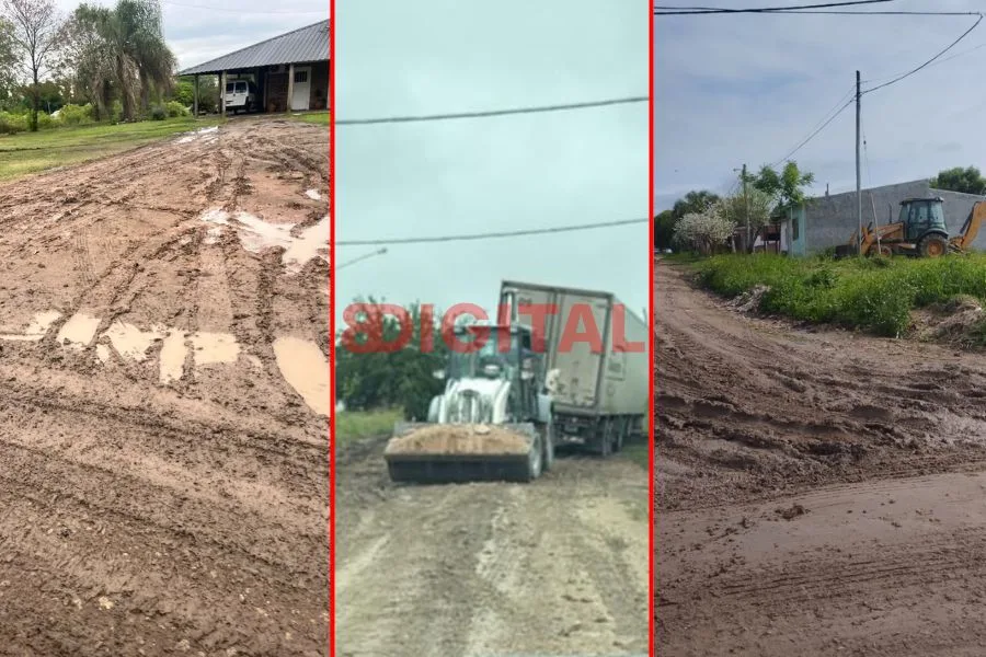 Vecinos de Colonia Avellaneda denuncian el mal estado de las calles de tierra