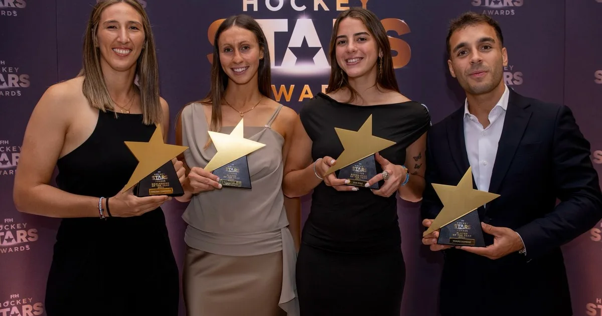 Histórica cosecha argentina en la gala anual de la Federación Internacional de Hockey