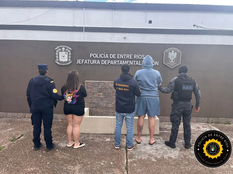 Operativo policial en Colón por una causa de amenazas calificadas