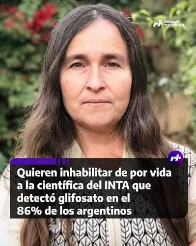 El INTA exoneró a la científica Virginia Aparicio, referente en estudios sobre agroquímicos