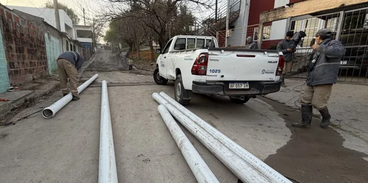 Paraná avanza con obras de saneamiento e infraestructura
