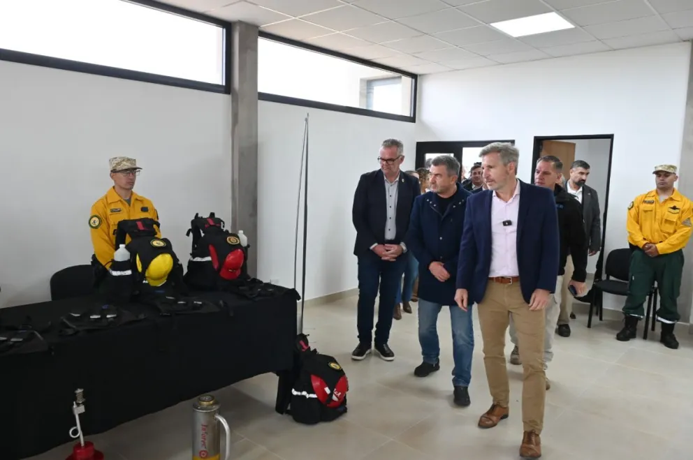 Frigerio inauguró la brigada forestal en Victoria