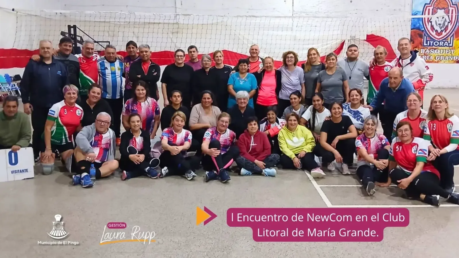 El Pingo: El representativo municipal de Newcom  participo de eun encuentro en María Grande