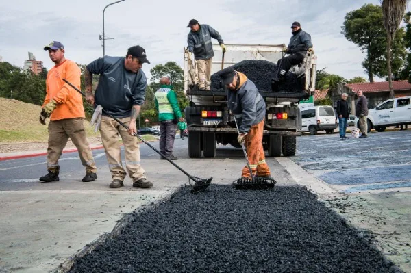 Avanza la obra de reordenamiento de la ciclovía en la Costanera de Paraná
