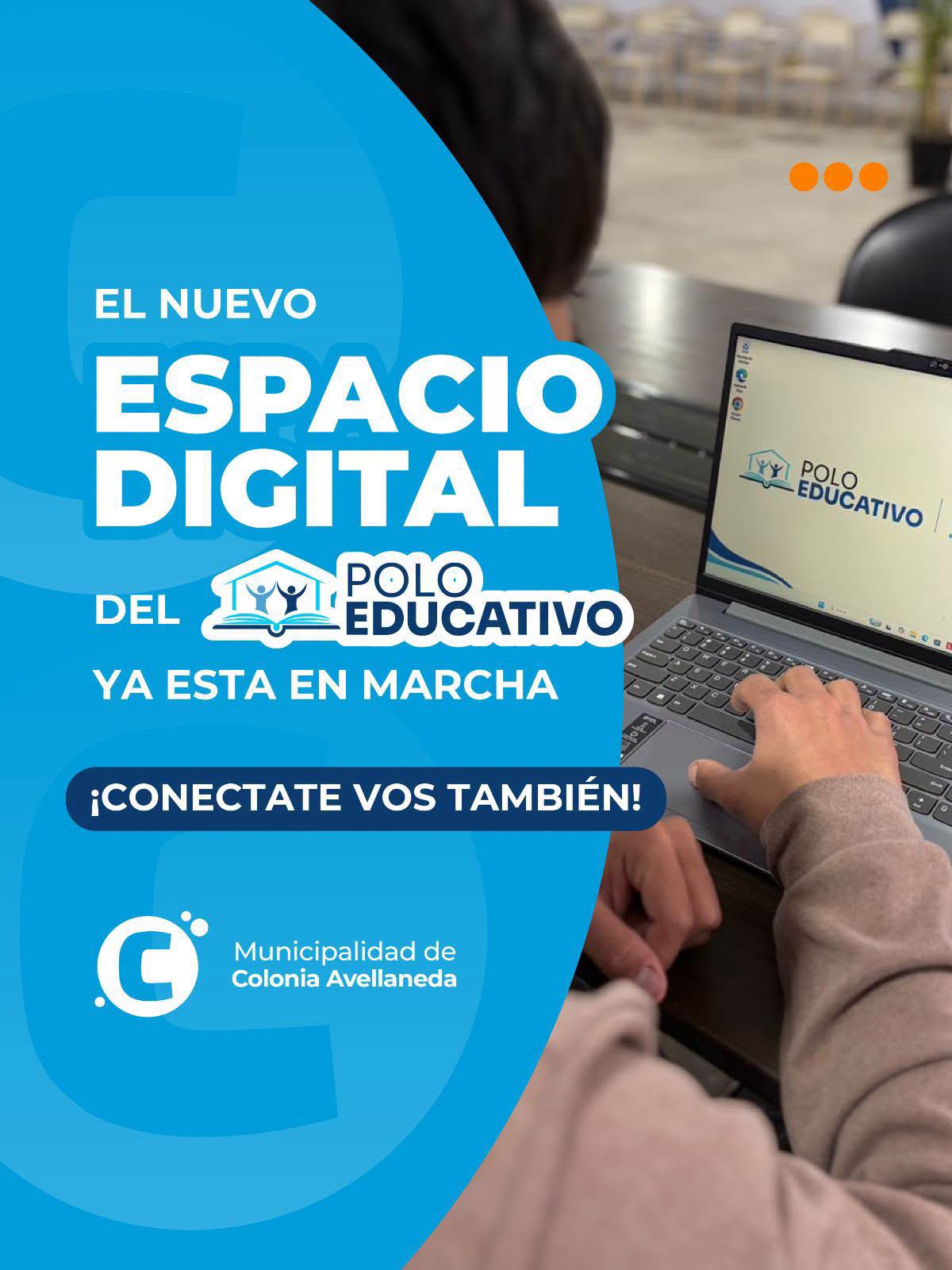El nuevo Espacio Digital ya está en marcha en el Polo Educativo de Colonia Avellaneda