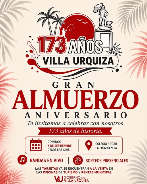 ¡Villa Urquiza Festeja a lo Grande: Gran Almuerzo por sus 173 Años!