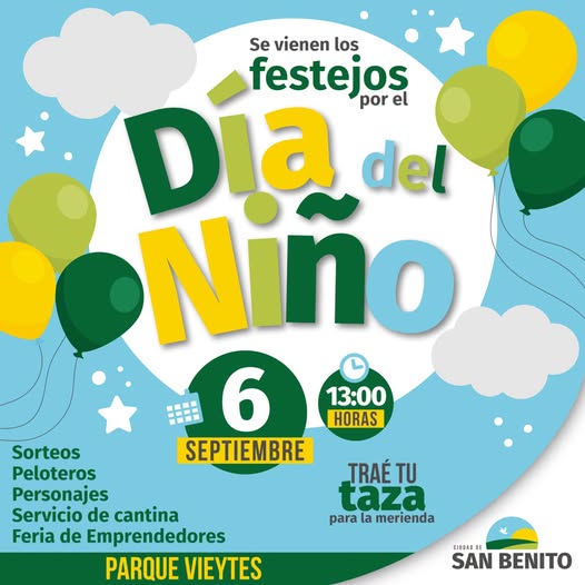 San Benito se prepara para celebrar el Día del Niño con una gran fiesta inclusiva y recreativa
